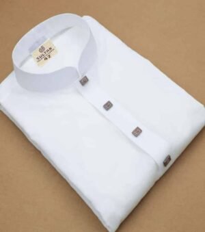 Suti white Color Panjabi