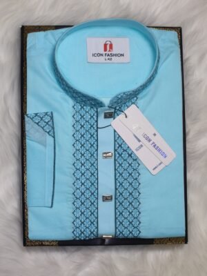 Premium Suti embroidery Panjabi